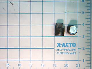 Plug Pipe - Fastener