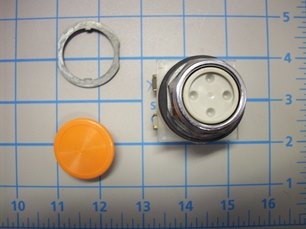 Switch Push Button Orange - Electrical