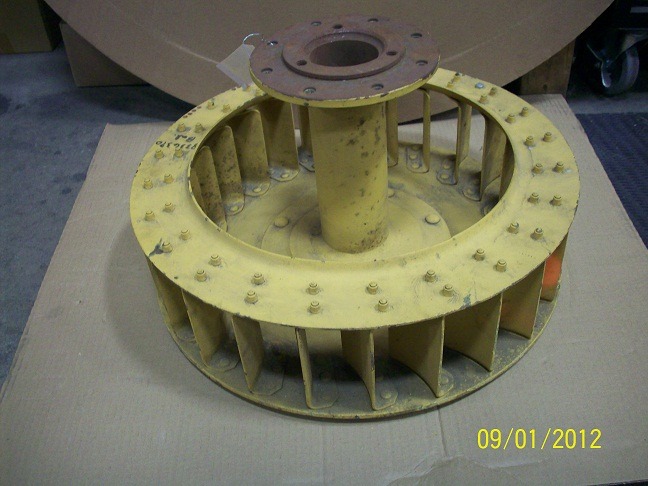Wheel Blower Assembly 24 Blade Aux Gen S - Electrical Rotating