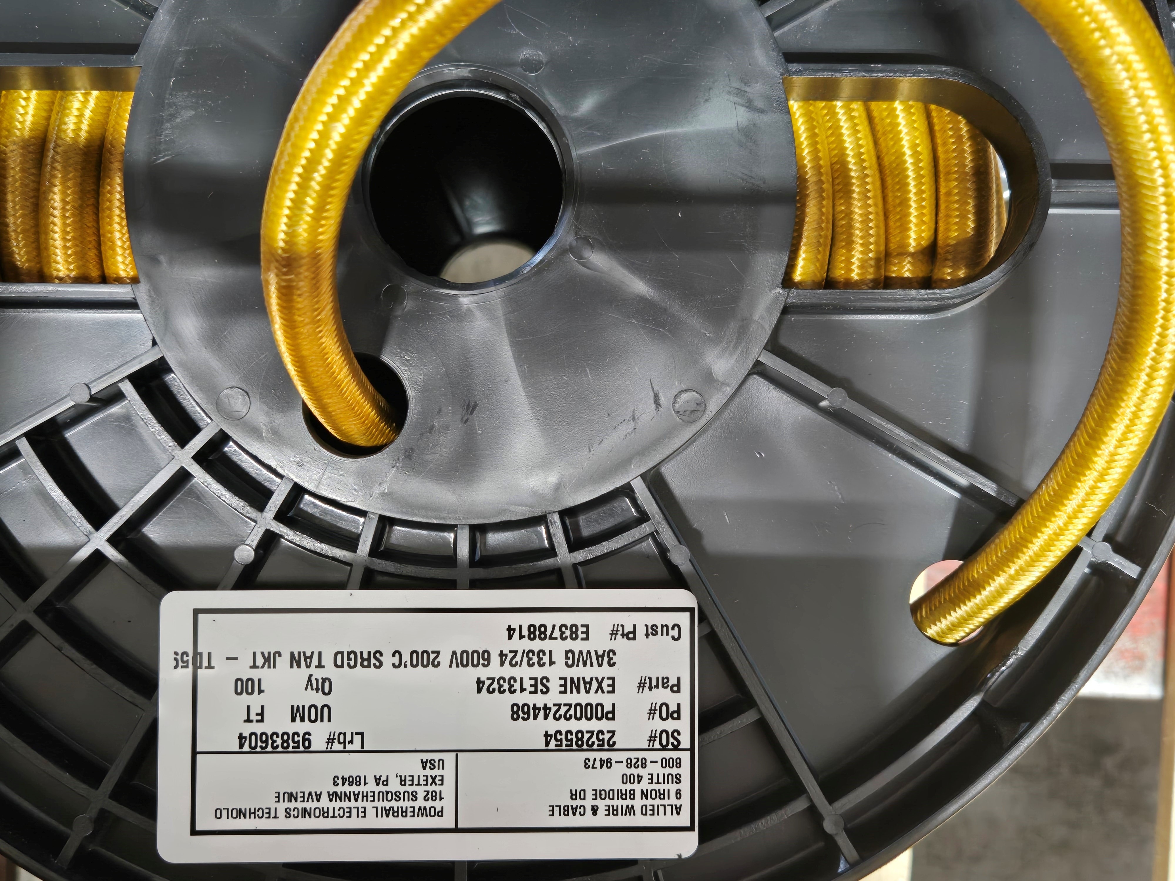 Cable, 3 AWG, 100 FT Roll - Electrical