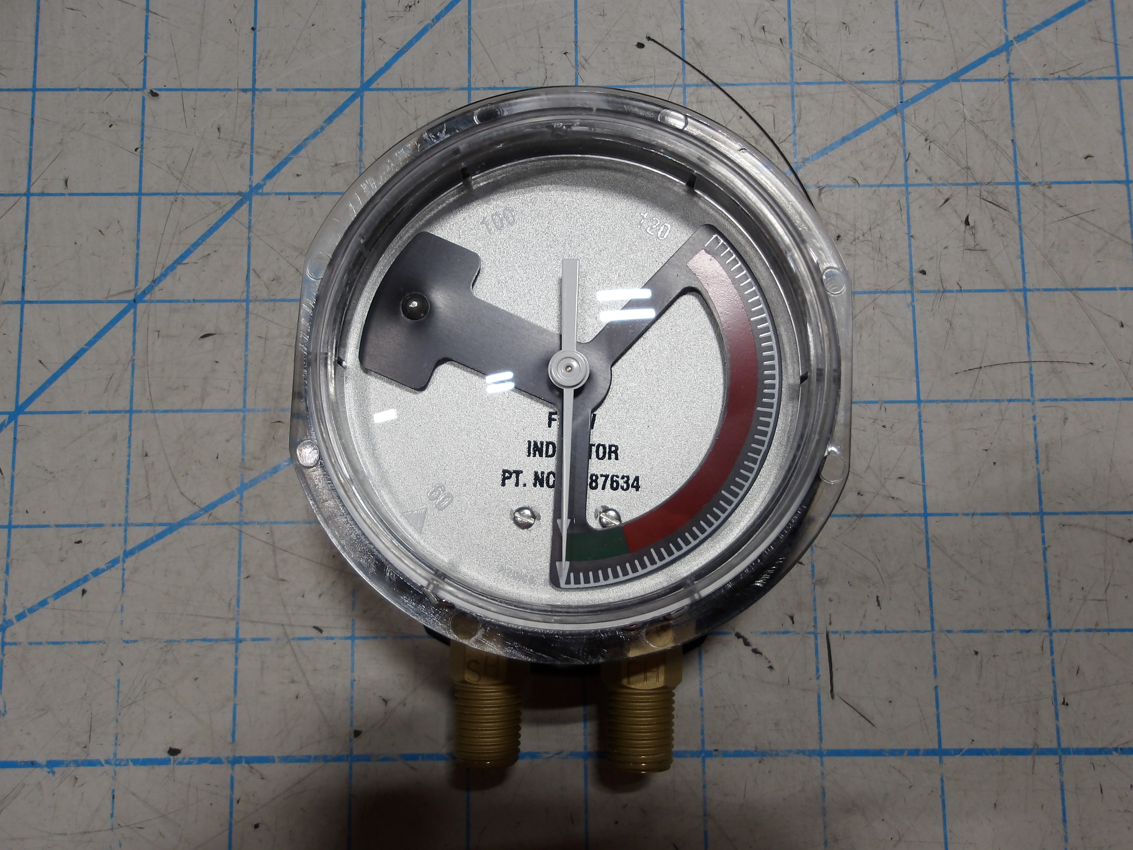 Gauge Air Flow Indicator - Carbody