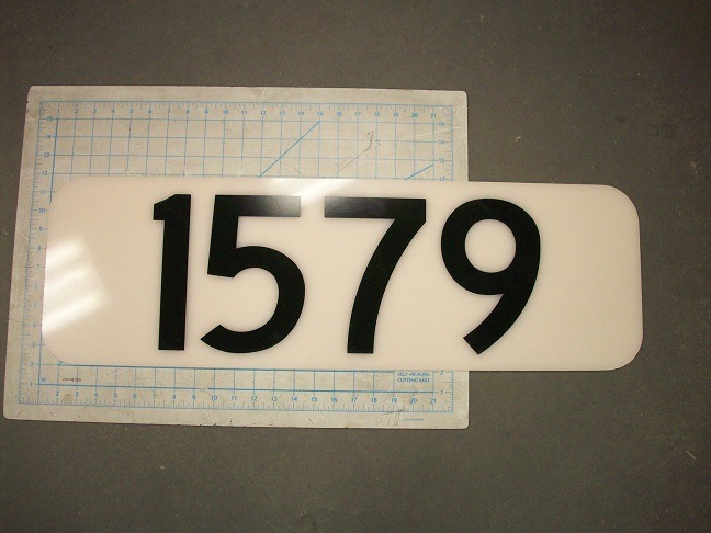 Plate Number Board - Carbody
