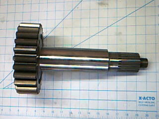 Shaft, Includes Gear - Uncategorized