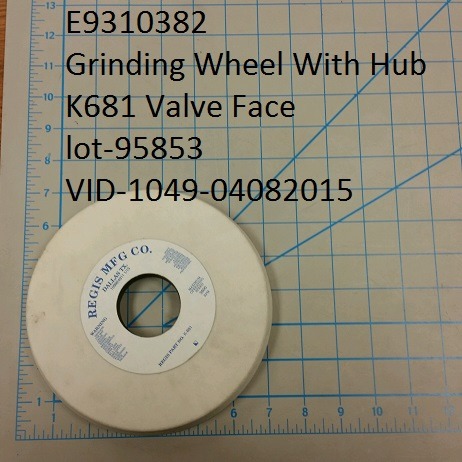 Grinding Wheel With Hub K681 Valve Face - Tools