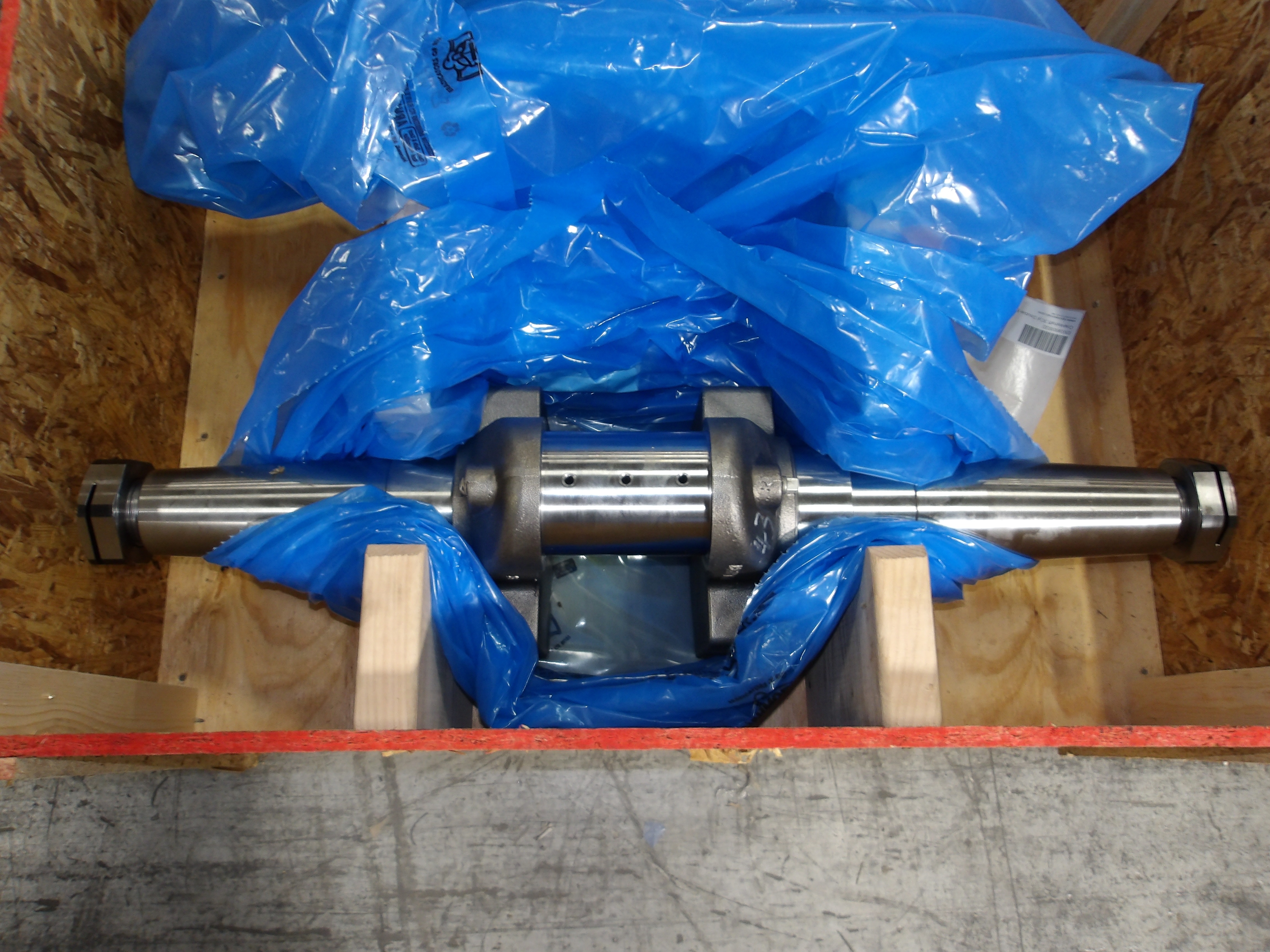 Crankshaft 3Cyl Double End Strap Style - Compressor