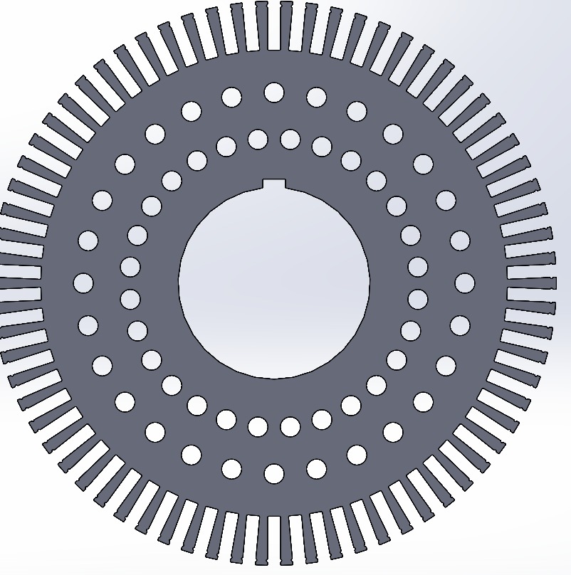 Plate Assembly Armature - Electrical Rotating - Traction Motor