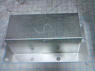 Header Screen Assembly - Flat Pattern - Heat Exchanger