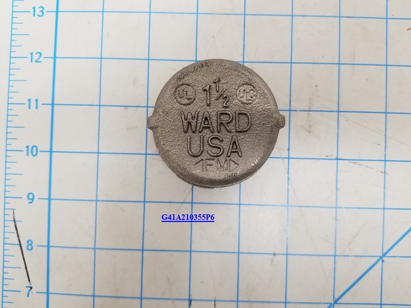 Pipe Cap - Fastener