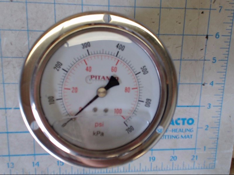 Gauge Fuel Pressure 100psi - Carbody