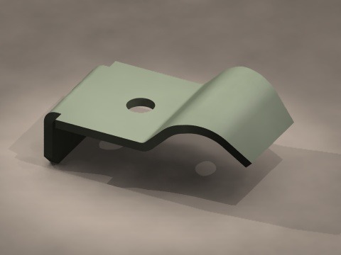Clamp, Handrail - Carbody