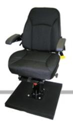 Seat, Mid-High Back, Std. Loco, W/ Arms - Seats