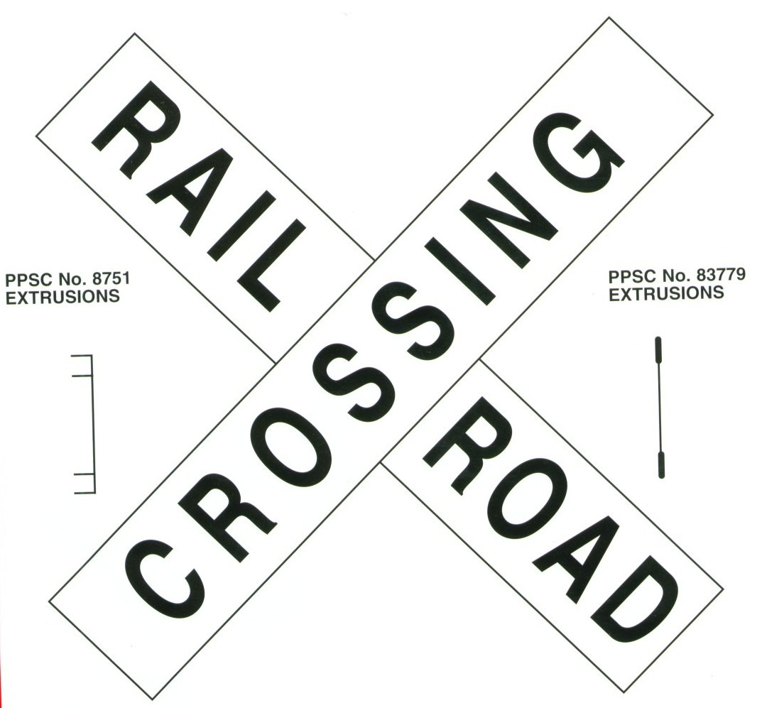 Sign Crossbuck Single Faced - Signs & Decals