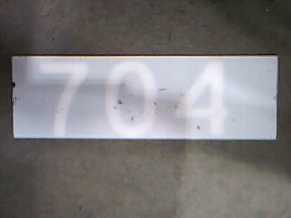Number Board - Carbody