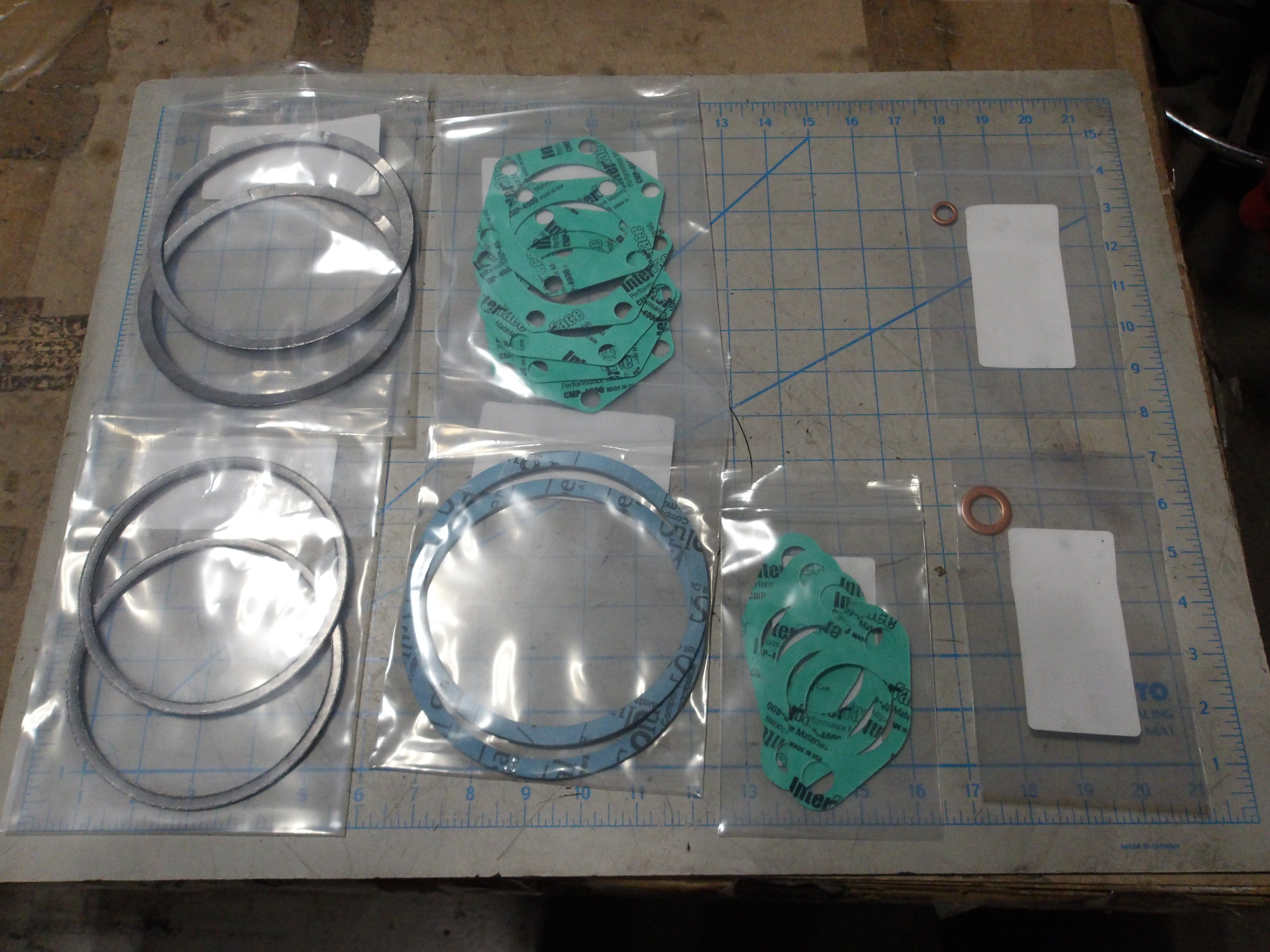 WBO/WBG LP HP Valve Install Gasket Kit - Seals, O-Rings & Gaskets