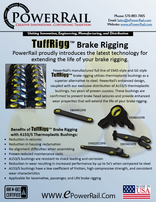 PowerRail TuffRigg™ Brake Rigging