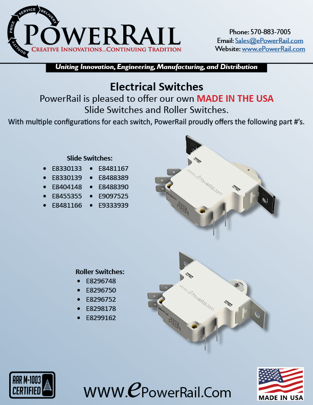 PowerRail Electrical Switches