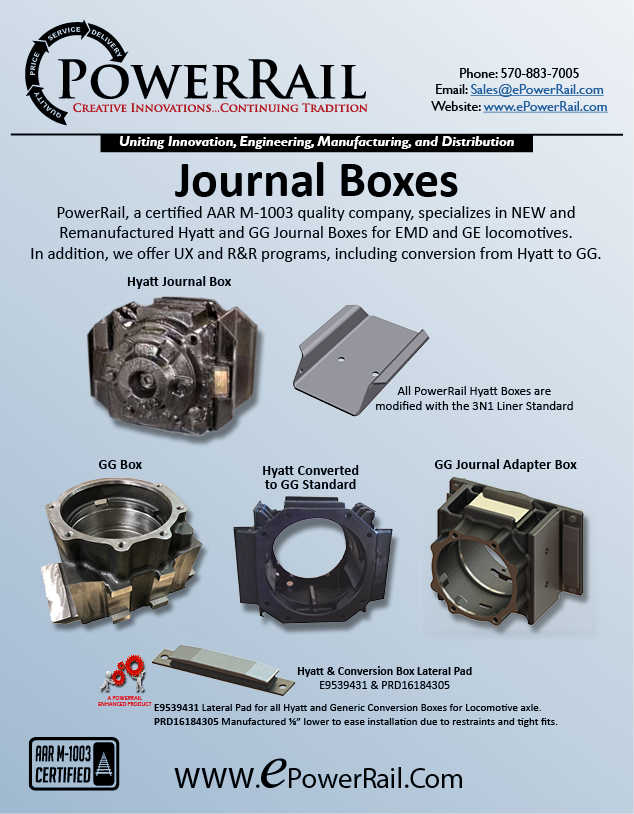 PowerRail Journal Boxes
