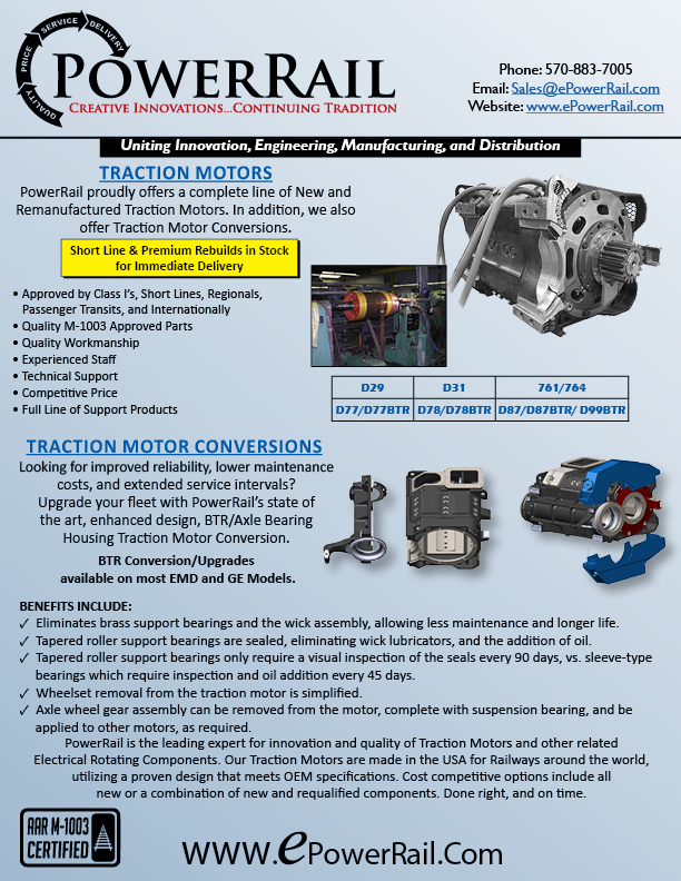 Traction Motors Conversions