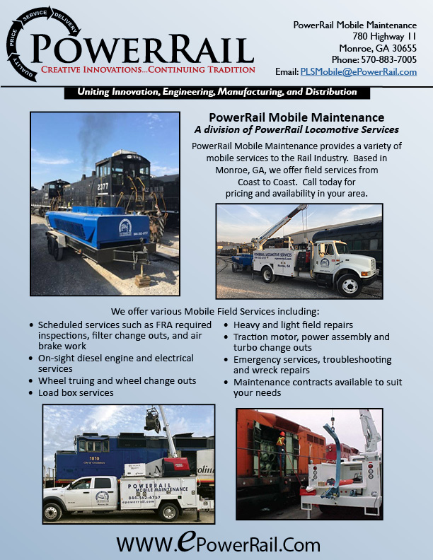 PowerRail Mobile Maintenance